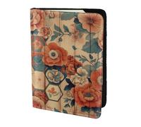 Funda de piel con diseño de rompecabezas de bola de color, para pasaporte, accesorios de equipaje, Cnufbnch, Talla única, Contemporáneo