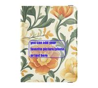 Funda de piel con patrón de flores vintage para pasaporte, funda para pasaporte, bonito libro de pasaporte, impermeable, Patrón de flores clásico., 1 size