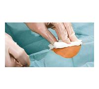 Funda de piel con tapa cortinas protect agujero para salida de paño 75 x 90 cm, 40 pcs