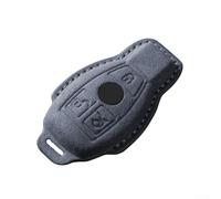 Funda de piel de ante para Mercedes For Benz para clase y serie ACES diseñada para adaptarse cómodamente, evitar errores de botón y proteger de arañazos (gris)