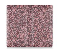 Funda de piel de leopardo con estampado de piel de melocotón negro para seguro de coche y tarjeta de registro, funda esencial para conductores propietarios de automóviles, remolque, motocicleta,