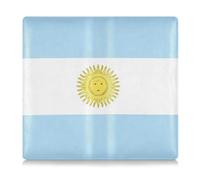 Funda de piel de primera calidad con diseño de bandera de Argentina Nacional de Argentina para seguro de registro de automóvil y tarjeta de identificación, accesorios para tarjetas, documentos