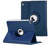Funda de piel giratoria de 360 grados para Apple iPad de 10ª generación de 10.9 pulgadas, lanzado en 2022, solo los números de modelo son A2757, A2777, A2696 (azul)