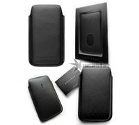 Funda de piel HUGO BOSS Negra para SmartPhones