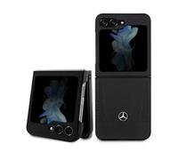 Funda de piel Mercedes Urban Line, negra - Samsung Galaxy Z Flip 5