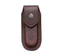 Funda de piel Muela F/25 en color marrón, apto para navajas modelo 25-M, tamaño 125 x 55 mm
