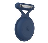Funda de piel multiusos para rastreadores Funda protectora con pasador de bloqueo Forma ergonómica Resistente calor para maletas Chaquetas Funda protectora de silicona con pasador Cubierta Ligero