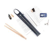 Funda de piel para bastón de conductor de caballo loco, duradera y elegante, soporte para bastones de condusctor, protección de batas, accesorios para conductores, bolsa de bastón con asa (azul oscuro