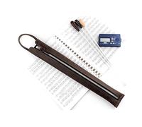 Funda de piel para bastón de conductor de caballo loco, duradera y elegante, soporte para bastones de condusctor, protección de batas, accesorios para conductores, bolsa para bastones con asa (marrón)