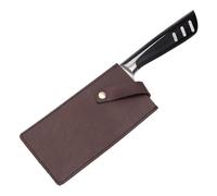 Funda de piel para hacha de carnicería, funda para hacha de carne, funda protectora de bordes para cuchillos, funda impermeable, reutilizable, resistente a pinchazos para verduras y carniceros