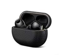 Funda de piel para Huawei FreeBuds Pro 5 para Huawei FreeBuds Pro 5, antigolpes, ligera, fina, con protección contra el polvo, verde, negro y azul (negro)