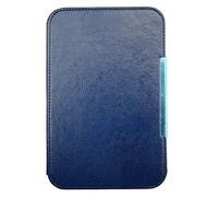 Funda de piel para Kindle 3, funda para teclado Kindle D00901, funda protectora K3, inteligencia empresarial, ligera, de lujo, funda protectora para libro electrónico (azul oscuro)