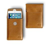 Funda de Piel para Libro electrónico eReader eBook de 6 Pulgadas - Piel AUTÉNTICA - Woxter, Tagus, BQ, Energy, SPC, Inves, Papyre, Wolder, Nolim - 6" Universal - 100% Cuero Natural -B-