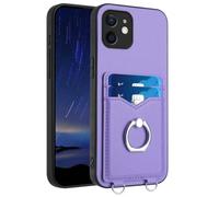 Funda de piel para Nothing Phone 2A con tarjeteros, cierre magnético a prueba de golpes, doble capa protectora para teléfono Nothing Phone 2A, morado claro