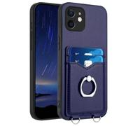 Funda de piel para Nothing Phone 2A con tarjeteros, cierre magnético a prueba de golpes, doble capa protectora para teléfono Nothing Phone 2A, color azul