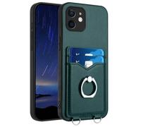 Funda de piel para Nothing Phone 2A con tarjeteros, cierre magnético a prueba de golpes, doble capa protectora para teléfono Nothing Phone 2A, color verde