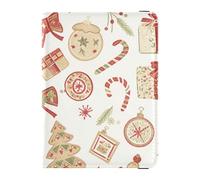 Funda de piel para pasaporte de árbol de Navidad, organizador de documentos de viaje, bonito libro de pasaporte, impermeable, Abeto de Navidad., 1 size