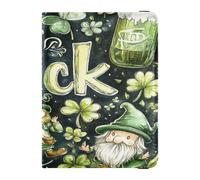 Funda de piel para pasaporte, ligera, para mujeres y hombres, bonito libro de pasaporte, para viajes, suerte de San Patricio, La suerte de San Patricio, 1 size, Casual