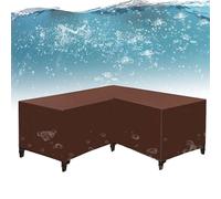 Funda de piel para silla de patio, impermeable, resistente, de 250 x 250 x 100 cm, con rejilla de ventilación
