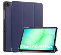Funda de Piel Plegable en Tres Partes con Soporte, Compatible con Samsung Galaxy Tab A11 Plus de 11 Pulgadas SM-X230/X236B (Modelo 2025). Incluye Cubierta rígida magnética Inteligente.(Dark Blue)