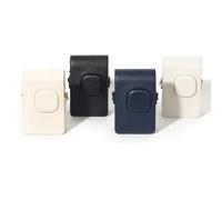 Funda de piel sintética con correa para el hombro para Instax Mini Liplay + funda protectora para cámara, Black, Funda de piel sintética con correa para el hombro para Instax Mini Liplay+