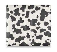 Funda de piel sintética con estampado de vaca en blanco y negro para seguro de coche y tarjeta de registro, accesorios de comparación de camiones para licencia de conducir, tarjetas y documentos