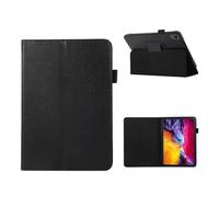 Funda de Piel sintética con Soporte Doble for Huawei Honor Pad X8a de 11 Pulgadas (NDL-W09 2024)(Black)