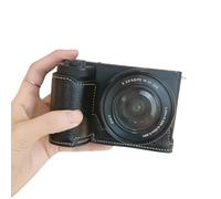 Funda de piel sintética de moda para ZVE10 II, ideal para blogueros de viajes y entusiastas de la fotografía, protector de cámara con forro suave