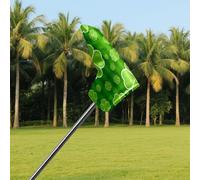 Funda de piel sintética impermeable para cabeza de palo de golf con forro de terciopelo, adecuada para putters, accesorios de golf para hombres y mujeres, patrón de trébol