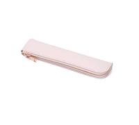Funda de piel sintética para bolígrafo, bolsillo pequeño de 7.8 x 1.8 pulgadas, bolsa con cremallera para mujeres y hombres y fundas para organizador de cinturón