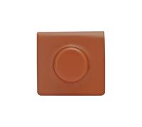 Funda de piel sintética para cámara, bolsa protectora de viaje compatible con cámara instantánea Instax Wide Evo, color gris