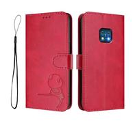 Funda de piel sintética para Nokia XR20, cartera de piel sintética con bloqueo RFID, ranuras para tarjetas, soporte para portátil, función atril, a prueba de golpes, compatible con Nokia XR20, color