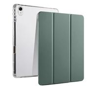 Funda de Piel sintética Plegable Triple for Huawei MatePad 11.5 2025 con Soporte for lápiz y Tapa Trasera de TPU.(Dark Green)