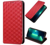 Funda de piel sintética tipo cartera para Motorola Moto E15/G05 con purpurina y función atril plegable, a prueba de golpes, con ranuras para tarjetas, cierre magnético para Motorola Moto E15/G05,
