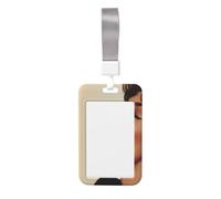 Funda de plástico duro para tarjetas de trabajo, diseño vintage con lengua hacia fuera, para enfermeras, oficina