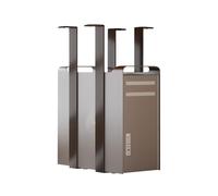 Funda de policarbonato debajo del escritorio, soporte de acero ajustable, soporte de marco abierto, soporte de escritorio resistente, función de gestión de cables, estante organizador compacto, ideal