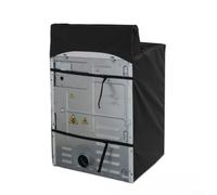 Funda de poliéster para lavadora, resistente al agua, 110 cm (210D) | Bloquea los rayos UV, evita la decoloración, se adapta a cargadores frontales de 75 x 73 cm, para tela de poliéster duradera