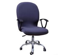 Funda de poliéster para sillas giratorias elásticas, solución práctica para el hogar y la oficina, protege contra el desgaste (morado)