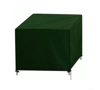 Funda de poliuretano 420D para muebles de exterior, impermeable, con protección UV, cierre con hebilla para mayor estabilidad, fácil de limpiar y almacenar (120 x 120 x 74 cm)