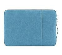 Funda de portátil de Tejido Oxford con Forro de Felpa y asa，31×22×1.5cm，Compatible with iPad Pro 11/Surface Pro 10/Galaxy Tab S9 FE 11-12 Inch Tablets & 2-in-1 Laptops，Azul