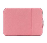 Funda de portátil de Tejido Oxford con Forro de Felpa y asa，31×22×1.5cm，Compatible with iPad Pro 11/Surface Pro 10/Galaxy Tab S9 FE 11-12 Inch Tablets & 2-in-1 Laptops，Pink