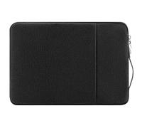 Funda de portátil de Tejido Oxford con Forro de Felpa y asa，31×22×1.5cm，Compatible with iPad Pro 11/Surface Pro 10/Galaxy Tab S9 FE 11-12 Inch Tablets & 2-in-1 Laptops，Negro