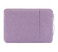 Funda de portátil de Tejido Oxford con Forro de Felpa y asa，33.5×23.5×1.5cm，Compatible with Surface Pro 10/MacBook 12/Yoga Slim 7 12-13.3 Inch Laptops & 2-in-1 Tablets，Púrpura