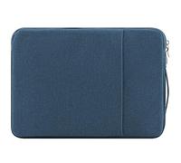 Funda de portátil de Tejido Oxford con Forro de Felpa y asa，33.5×23.5×1.5cm，Compatible with Surface Pro 10/MacBook 12/Yoga Slim 7 12-13.3 Inch Laptops & 2-in-1 Tablets，Navy