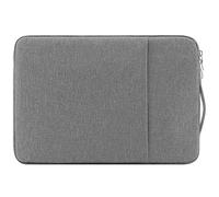 Funda de portátil de Tejido Oxford con Forro de Felpa y asa，33.5×23.5×1.5cm，Compatible with Surface Pro 10/MacBook 12/Yoga Slim 7 12-13.3 Inch Laptops & 2-in-1 Tablets，Gris 2