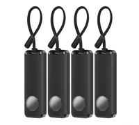 Funda de potencia extendida para AirTag con estimación de tiempo de funcionamiento de 10 años con doble ranura para batería AA y diseño nominal de inmersión (4 piezas)