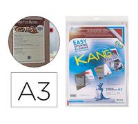 Funda de presentacion tarifold adhesiva removible din a3 con esquina magnetica capacidad para 10 hojas pack