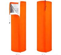 Funda de protección contra heladas de tronco de árbol laminada de aluminio, aislamiento al aire libre, bloqueador de aire frío, antideslizante, doble cordón, cierre automático para cítricos y palma