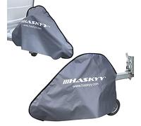 Funda de protección de la Barra de Tiro para remolques y caravanas I Funda Universal para acoplar remolques I 90 x 60 cm I Protección Impermeable de la Barra de Tiro