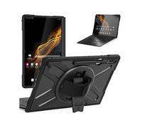 Funda de protección - ESTUFF - ATLANTA DEFENDER - Samsung Galaxy Tab S8 Ultra - Negro - Sintético